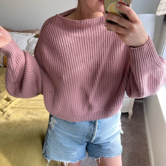 - Free People Emmy Mock Neck White M - Picture 2 of 11